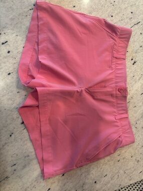 Under Armour Pink Links Shorty 4” Athletic Shorts